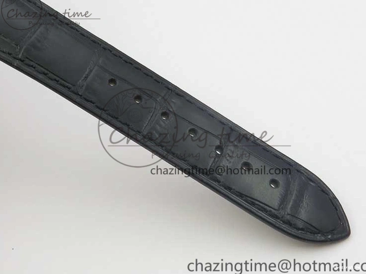 0316 MultiPurpose De Ville Prestige Real PR SS ZF 1:1 Best Edition White Dial Blue Markers on Black Leather Strap MIYOTA 7941